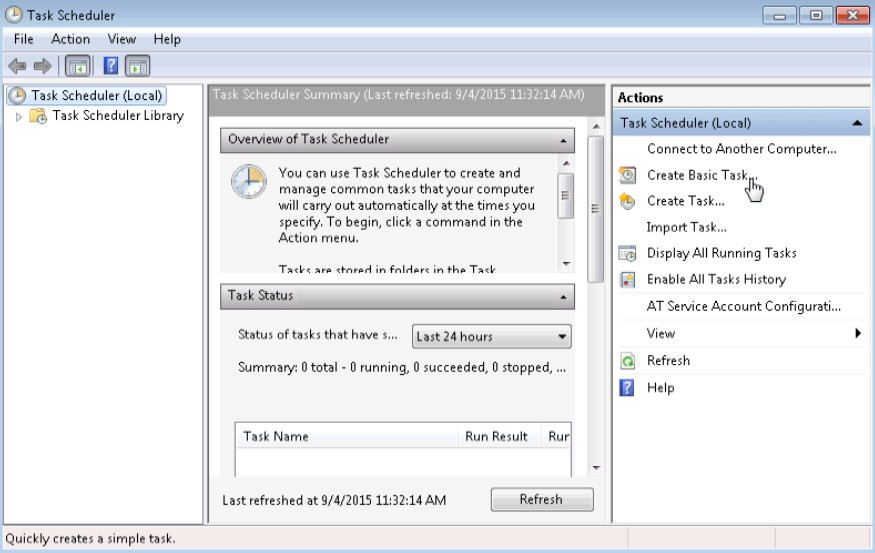 6.3.1.5 Lab - Task Scheduler in Windows 7 and Vista (Answers) 26