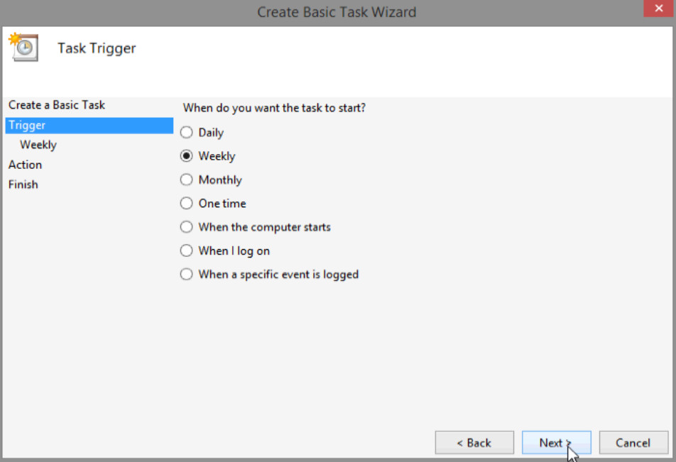 6.3.1.5 Lab - Task Scheduler in Windows 8 (Answers) 27