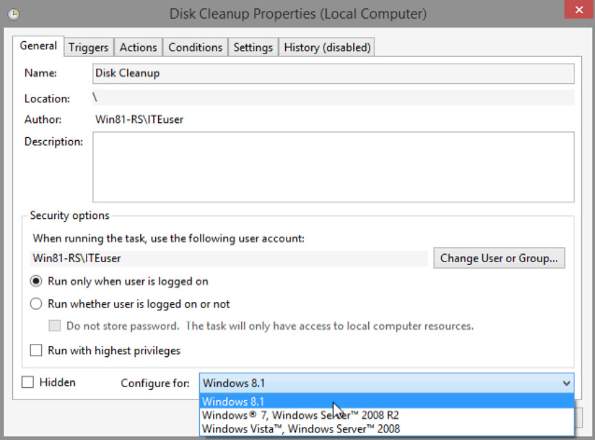 6.3.1.5 Lab - Task Scheduler in Windows 8 (Answers) 36