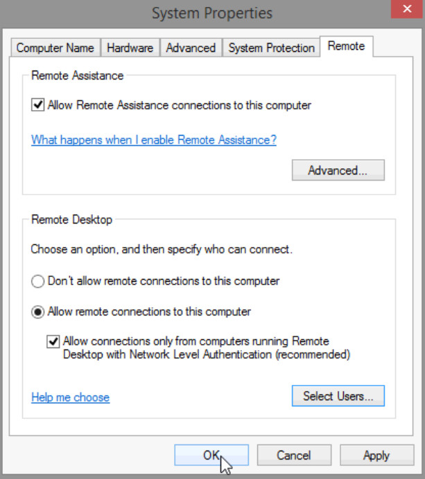 8.1.4.4 Lab - Remote Desktop in Windows 8 (Answers) 30