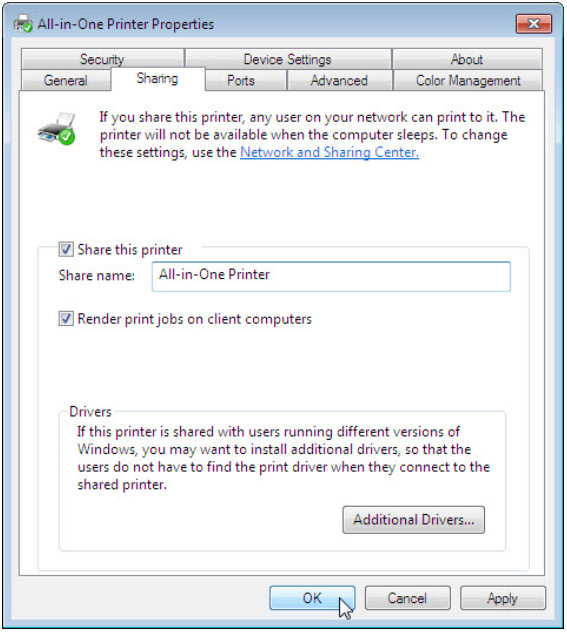 11.3.2.5 Lab - Share a Printer in Windows 7 and Vista (Answers) 24