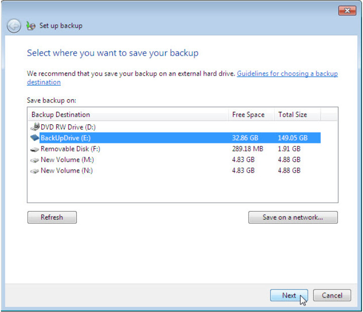 12.3.1.3 Lab - Configure Data Backup and Recovery in Windows 7 and Vista (Answers) 42