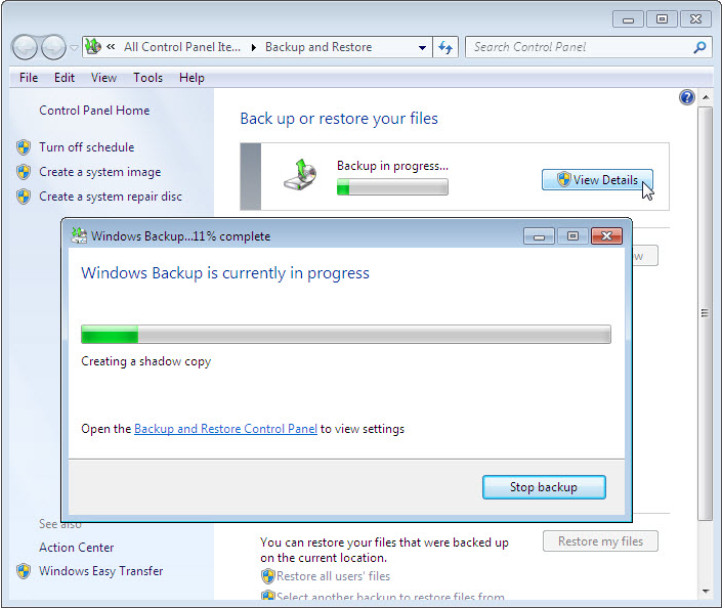 12.3.1.3 Lab - Configure Data Backup and Recovery in Windows 7 and Vista (Answers) 49