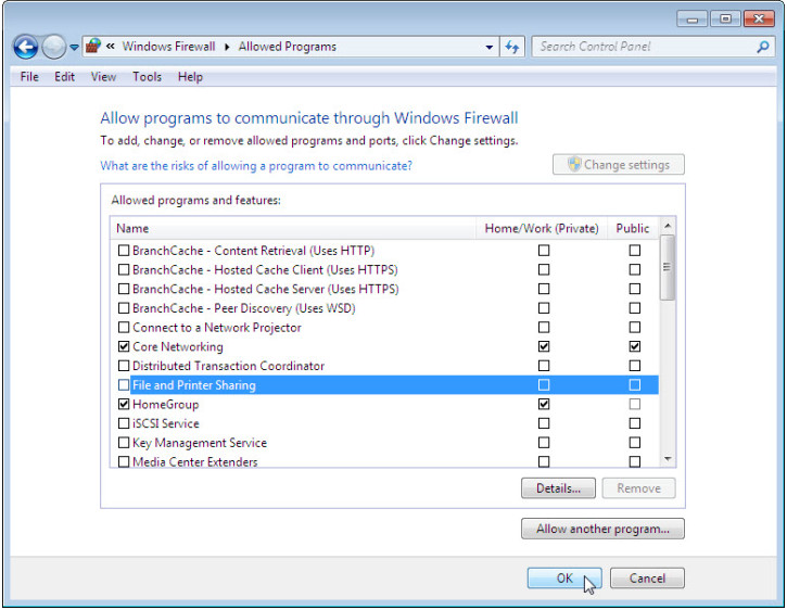 12.3.1.5 Lab - Configure the Firewall in Windows 7 and Vista (Answers) 41
