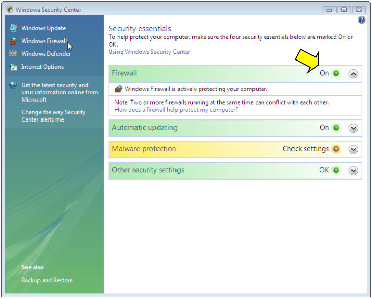 12.3.1.5 Lab - Configure the Firewall in Windows 7 and Vista (Answers) 53