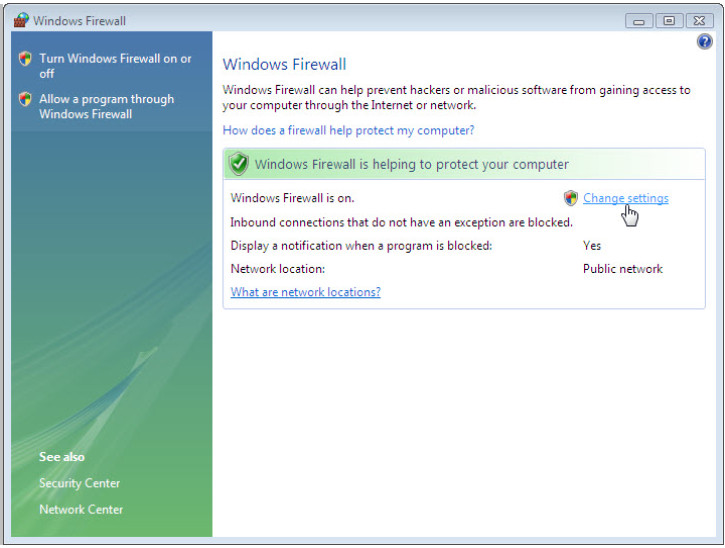 12.3.1.5 Lab - Configure the Firewall in Windows 7 and Vista (Answers) 54