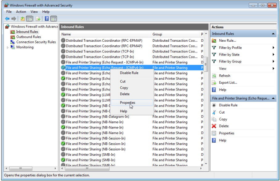 12.3.1.5 Lab - Configure the Firewall in Windows 7 and Vista (Answers) 62