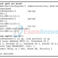 Chapters 8 - 10: OSPF Exam (Answers) 38
