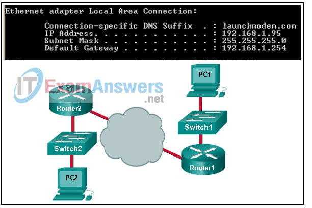 CCNA 1 System Test Course (Version 1.1) - System Test Exam PC1