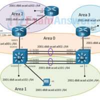 10.1.2 Lab - Troubleshoot OSPFv3 (Answers) 9