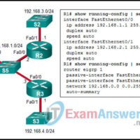 Chapters 1 - 5: Routing and EIGRP Exam Answers (CCNPv8 ENARSI) 24