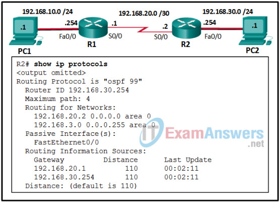 Chapters 6 - 10: OSPF Exam Answers (CCNPv8 ENARSI) 5