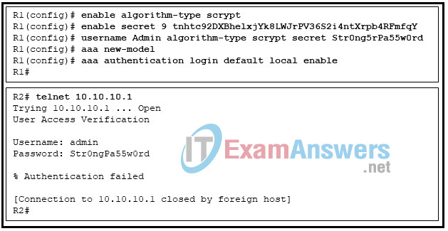 Chapters 21 - 23: Infrastructure Security and Management Exam Answers (CCNPv8 ENARSI) 5
