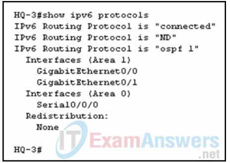 Chapter 10: Quiz - Troubleshooting OSPFv3 (Answers) CCNPv8 ENARSI 5