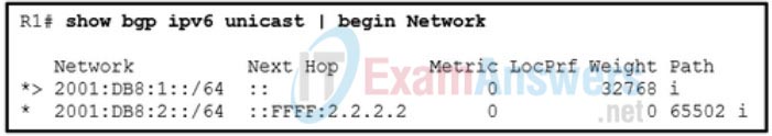 Chapter 14: Quiz - Troubleshooting BGP (Answers) CCNPv8 ENARSI 9