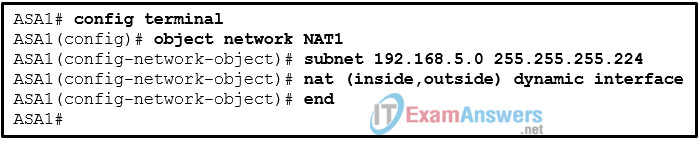 Modules 20 – 22: ASA Group Exam Answers - Exams Cisco