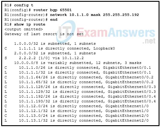 CCNP ENARSI v8 Final Exam Answers Full - Advanced Routing 31