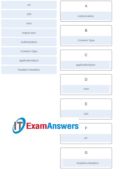 DevNet Associate (Version 1.0) - Practice Final Exam Answers 11