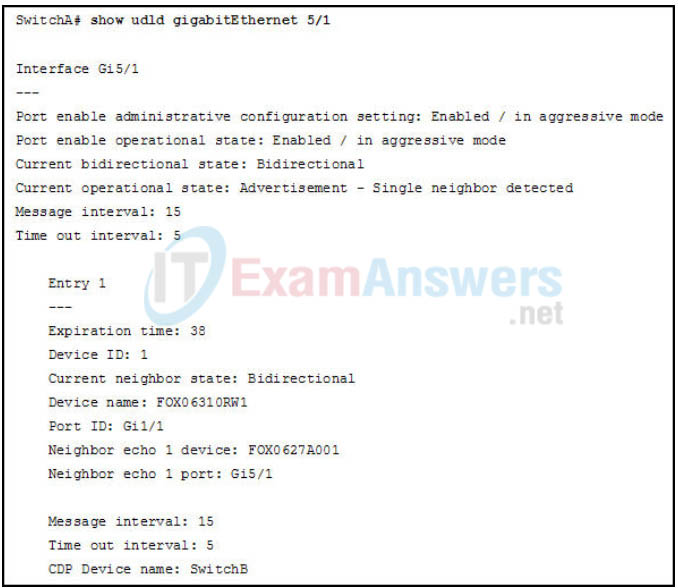 CCNP v7 SWITCH Final Exam Answers (Version 7.1) 12