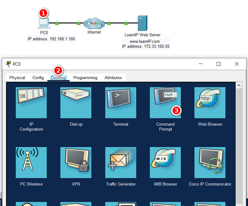 8.1.2 Packet Tracer - Connect to a Web Server Answers 6