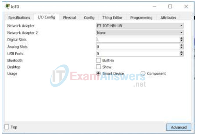 1.2.2.3 Packet Tracer - Connect and Monitor IoT Devices Answers 19