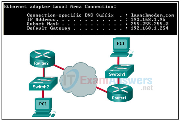 Module 6: Ethernet and IP Protocol Quiz Answers 1
