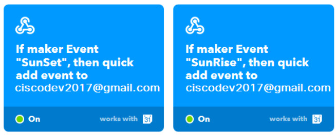 6.3.1.11 Lab - Record sunrise and sunset in Google Calendar using IFTTT (Answers) 35