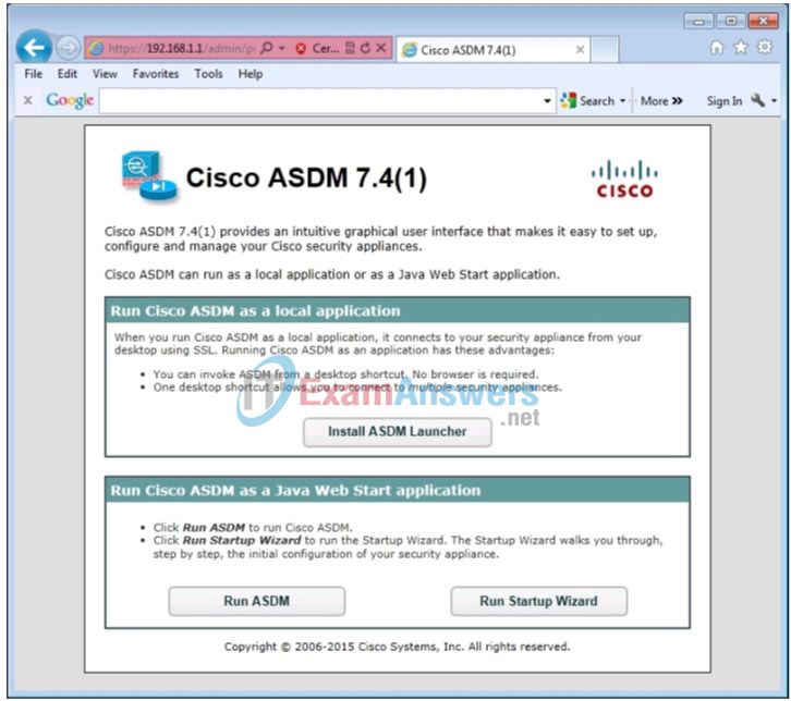 10.3.1.1 Lab - Configure Clientless Remote Access SSL VPNs Using ASA 5505 ASDM Answers 23