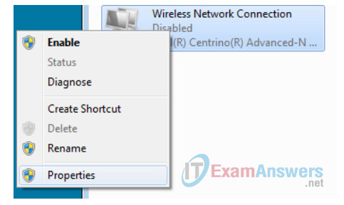 4.2.4.5 Lab - Viewing Wireless and Wired NIC Information Answers 26