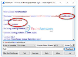 11.2.4.7 Lab - Examining Telnet and SSH in Wireshark Answers