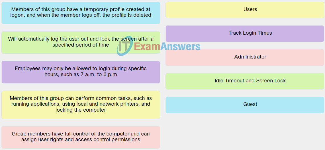 IT Essentials v8 Chapter 13 Check Your Understanding Answers 17