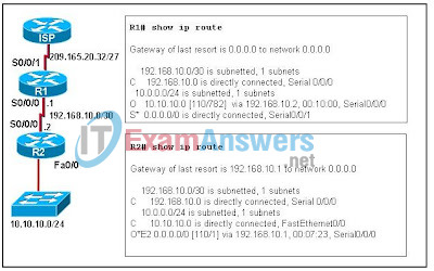 CCNA Discovery 3: DRSEnt Chapter 6 Exam Answers v4.0 16