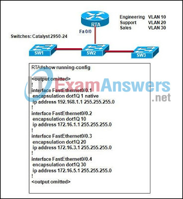 CCNA Discovery 3: DRSEnt Chapter 9 Exam Answers v4.0 19