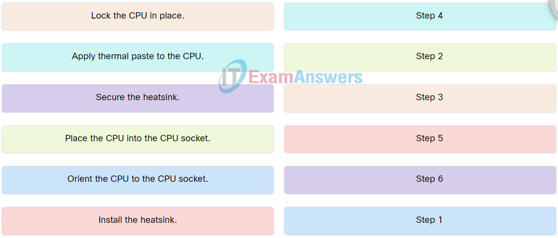 Module 1.8.3 Quiz - Personal Computers (Answers) 5