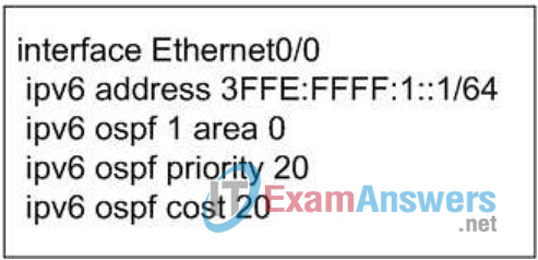 CCNP ROUTE (Version 6.0) Chapter 8 Exam Answers 9