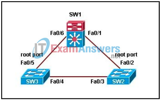 CCNP SWITCH (Version 6.0) Chapter 3 Exam Answers 3