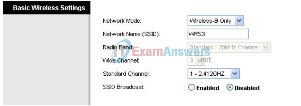 7.5.3 Packet Tracer - Troubleshooting Wireless WRT300N Answers 23