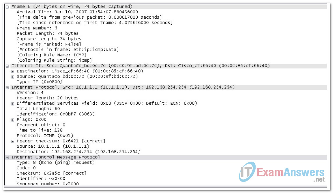 Lab 2.6.2 - Using Wireshark™ to View Protocol Data Units (Answers) 22