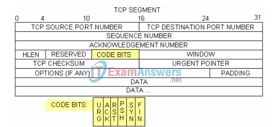 Lab 4.5.2 - TCP/IP Transport Layer Protocols, TCP and UDP (Answers) 15