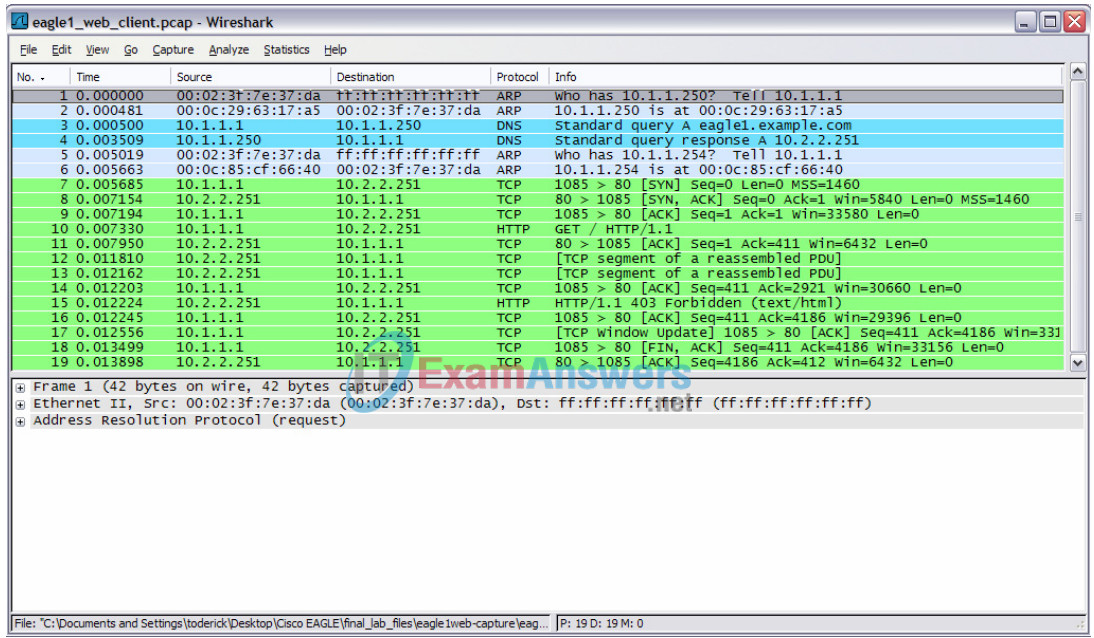 Lab 11.5.6 - Final Case Study - Datagram Analysis with Wireshark (Answers) 12