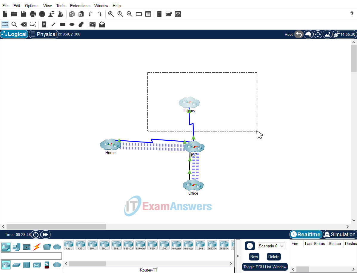 2.0.7 Packet Tracer - Edit Topologies Answers 28