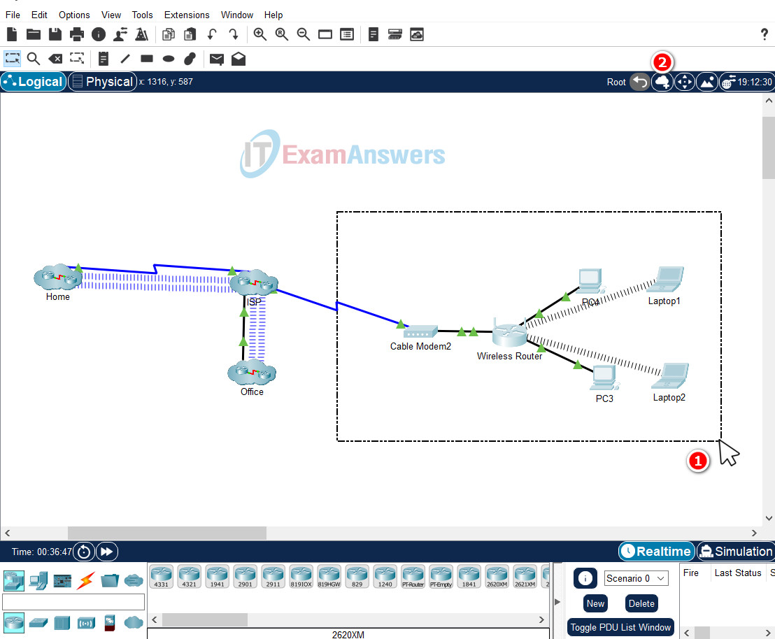 2.0.7 Packet Tracer - Edit Topologies Answers 30