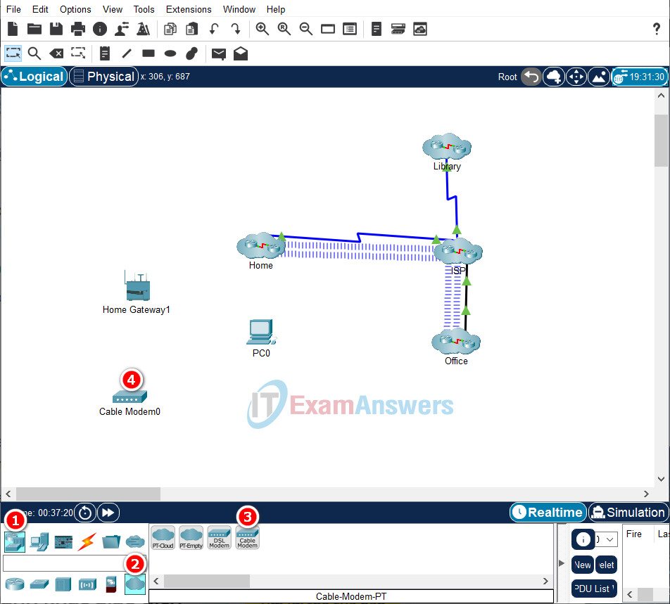 2.0.7 Packet Tracer - Edit Topologies Answers 33