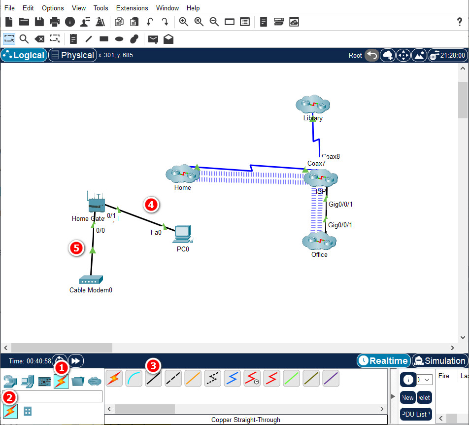 2.0.7 Packet Tracer - Edit Topologies Answers 34