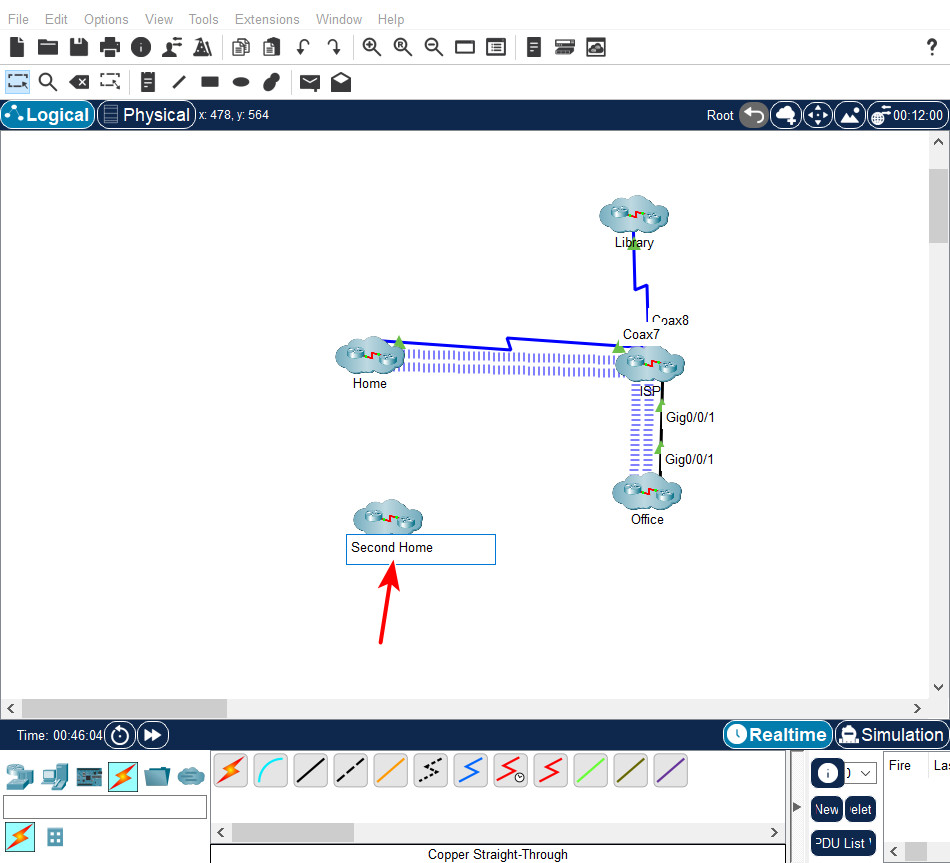 2.0.7 Packet Tracer - Edit Topologies Answers 36
