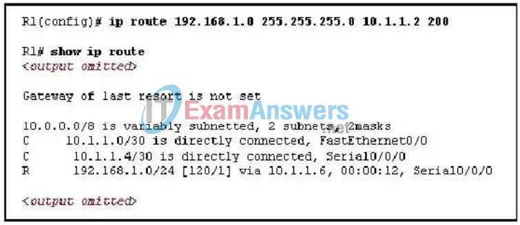 CCNA Discovery 3: DRSEnt Practice Final Exam Answers v4.0 45