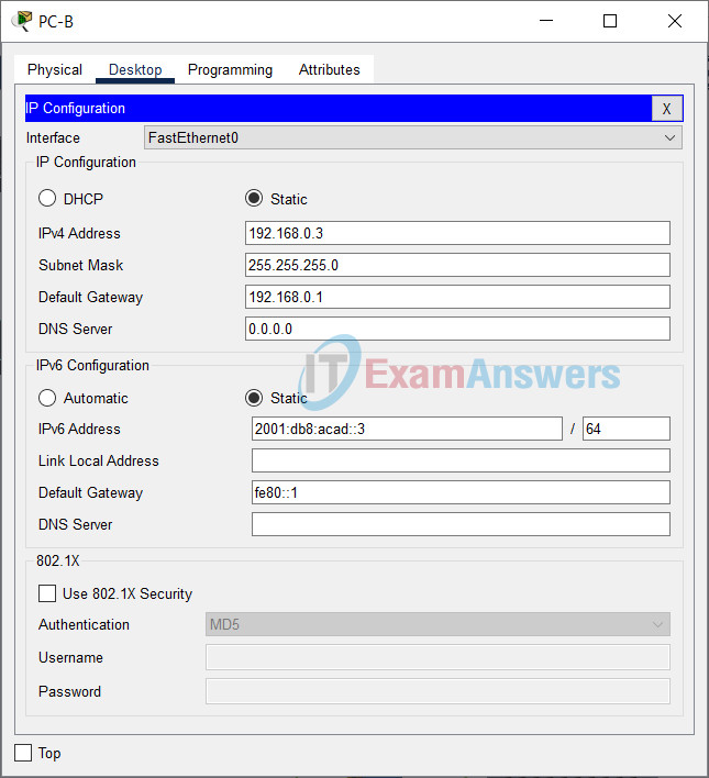10.4.4 Lab - Build a Switch and Router Network (Answers) 13