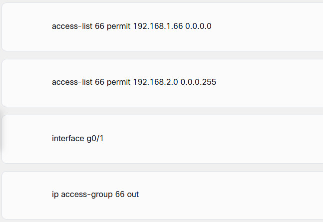 4.5.9 Check Your Understanding - Configure Standard ACLs 7