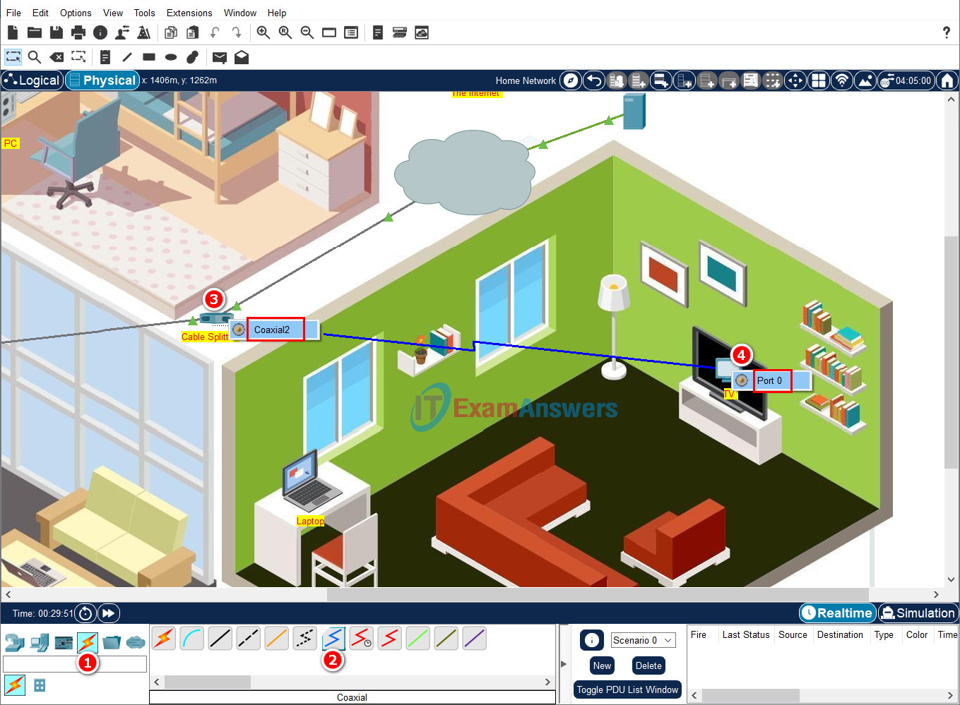 4.4.4 Packet Tracer - Configure a Wireless Router and Client Answers 24