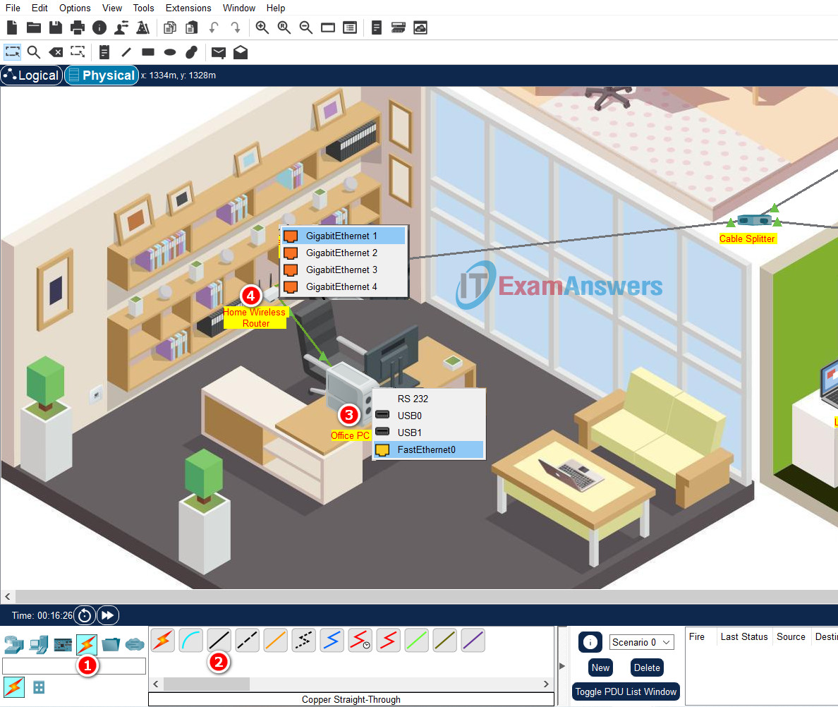 4.4.4 Packet Tracer - Configure a Wireless Router and Client Answers 27